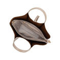 Load image into Gallery viewer, Malia Taupe Recycled Vegan Tote Bag