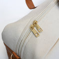 Load image into Gallery viewer, Magical Bottomless Mahjong Bag- Canvas & Leather