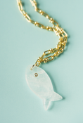 Load image into Gallery viewer, Stoney Fish Necklace