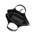 Load image into Gallery viewer, Malia Black Recycled Vegan Tote Bag