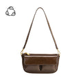 Load image into Gallery viewer, Aria Espresso Recycled Vegan Shoulder Bag