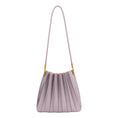 Load image into Gallery viewer, Carrie Lilac Pleated Vegan Leather Shoulder Bag