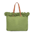 Load image into Gallery viewer, Summer Vibes Fringe Beach Tote: Sage