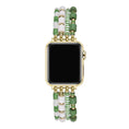 Load image into Gallery viewer, Emily Beaded Band for Apple Watch: Green / Fits All Models