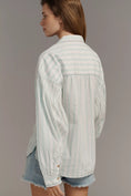 Load image into Gallery viewer, Pilcro Cotton Relaxed Henley Buttondown Shirt