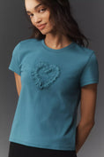 Load image into Gallery viewer, Maeve Heart Ruffle T-Shirt