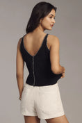 Load image into Gallery viewer, Pilcro Sleeveless V-Neck Flower Icon Sweater Tank