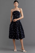 Load image into Gallery viewer, Maeve Strapless A-Line Midi Dress