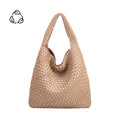 Load image into Gallery viewer, Johanna Nude Recycled Vegan Shoulder Bag