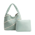 Load image into Gallery viewer, Johanna Seafoam Nylon Shoulder Bag