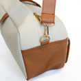 Load image into Gallery viewer, Magical Bottomless Mahjong Bag- Canvas & Leather