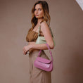 Load image into Gallery viewer, Amari Orchid Recycled Vegan Shoulder Bag