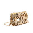 Load image into Gallery viewer, Gillie Gold Sequins Vegan Leather Crossbody Bag