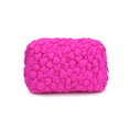 Load image into Gallery viewer, Flora Pop Nylon Cosmetic & Travel Organizer Pouch: Cream