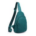 Load image into Gallery viewer, Beyond The Horizon - Woven Neoprene Sling Backpack: Wine