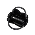 Load image into Gallery viewer, Tulip Black Recycled Vegan Top Handle Bag