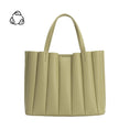 Load image into Gallery viewer, Adela Mint Recycled Vegan Leather Tote Bag