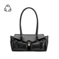 Load image into Gallery viewer, Ruthie Black Recycled Vegan Leather Shoulder Bag