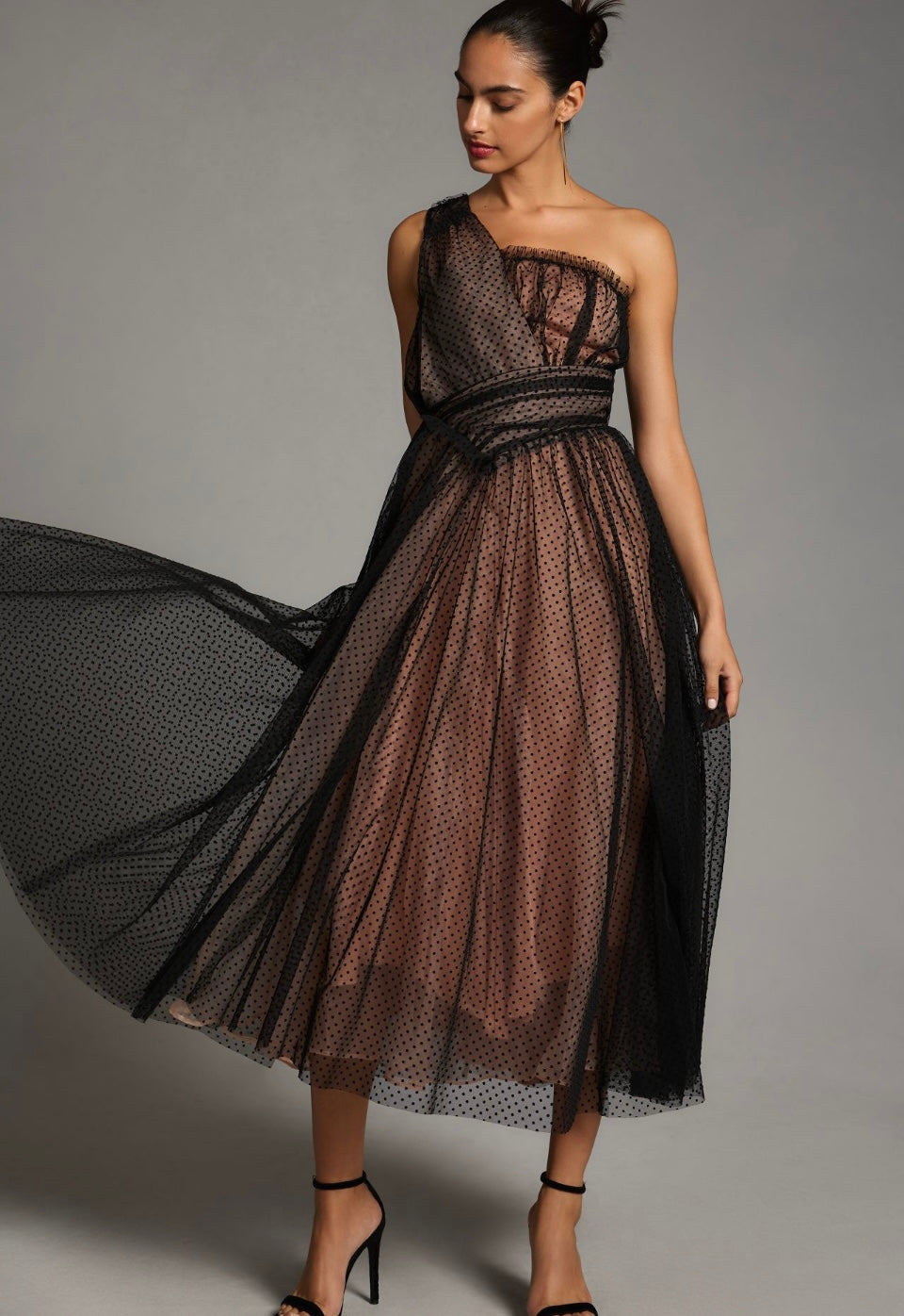 By Anthropologie Tulle Dot Maxi Dress By Anthropologie Tulle Dot Maxi Dress