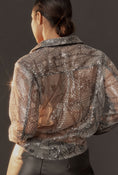 Load image into Gallery viewer, Pilcro Shrunken Sequin Buttondown Shirt