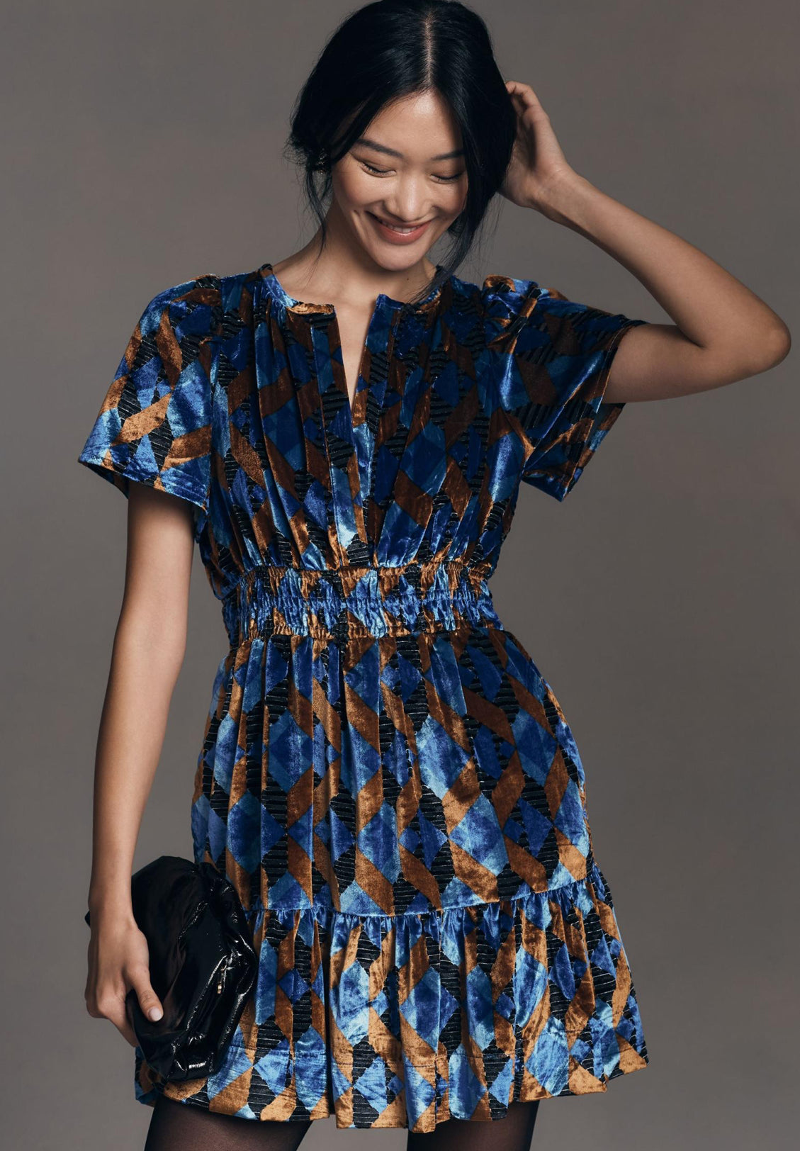 The Somerset Mini Dress: Velvet Edition – katie + hubbell