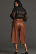 Load image into Gallery viewer, By Anthropologie Faux Leather Culottes