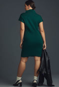 Load image into Gallery viewer, By Anthropologie Mock-Neck Cap-Sleeve Mini Dress