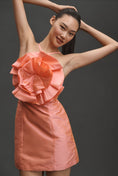 Load image into Gallery viewer, Atsu Oversized Rosette Mini Dress