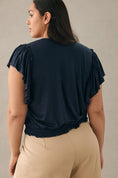 Load image into Gallery viewer, By Anthropologie Silky Deep-V Top