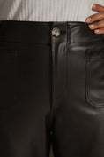 Load image into Gallery viewer, Maeve The Colette Cropped Vegan Leather Trousers