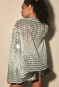 Load image into Gallery viewer, Let Me Be Sheer Sequin Batwing Sleeve Blouse