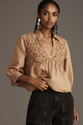 Load image into Gallery viewer, Maeve Smocked Babydoll Top