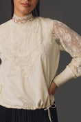 Load image into Gallery viewer, Tiny Oriana Long-Sleeve Lace Top