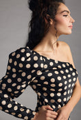 Load image into Gallery viewer, Mac Duggal Puff-Sleeve One-Shoulder Dress