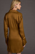 Load image into Gallery viewer, Pilcro Long-Sleeve Silky Mini Dress