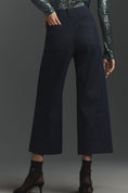 Load image into Gallery viewer, The Colette Sparkle Denim Cropped Wide-Leg Jeans by Maeve