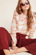 Load image into Gallery viewer, Current Air Polly Ruffled Peasant Blouse