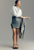 Load image into Gallery viewer, The Colette Faux Leather Mini Skirt by Maeve