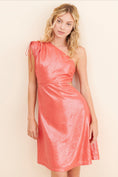 Load image into Gallery viewer, Vineet Bahl One-Shoulder Sequin Mini Dress