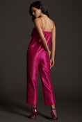 Load image into Gallery viewer, Satin Bow-Tie Jumpsuit