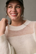 Load image into Gallery viewer, Caballero Sheer Pullover Sweater