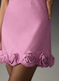Load image into Gallery viewer, Maeve Strapless Rosette-Trim Mini Dress