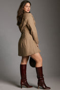 Load image into Gallery viewer, Pilcro Pintuck Mini Shirt Dress