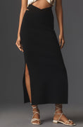 Load image into Gallery viewer, Maeve Ribbed Knit Cutout Skirt