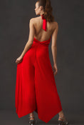 Load image into Gallery viewer, By Anthropologie Plisse Halter Jumpsuit