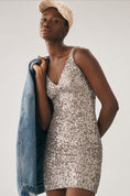 Load image into Gallery viewer, Dress The Population V-Neck Sequin Dress