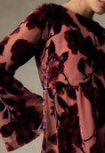 Load image into Gallery viewer, Hutch Long-Sleeve Velvet Mini Dress