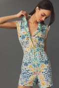 Load image into Gallery viewer, Ranna Gill Sleeveless Collared Linen Romper