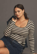 Load image into Gallery viewer, Maeve Long-Sleeve Scoop-Neck Top
