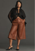 Load image into Gallery viewer, By Anthropologie Faux Leather Culottes